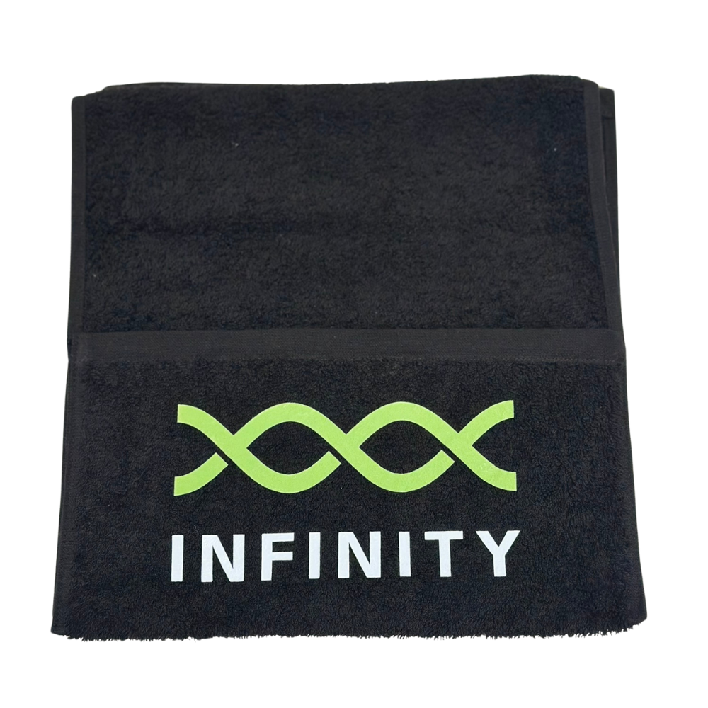 Infinity Gym Towel with Zip Pocket
