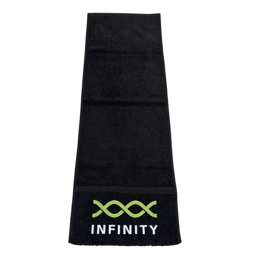 Infinity Gym Towel with Zip Pocket